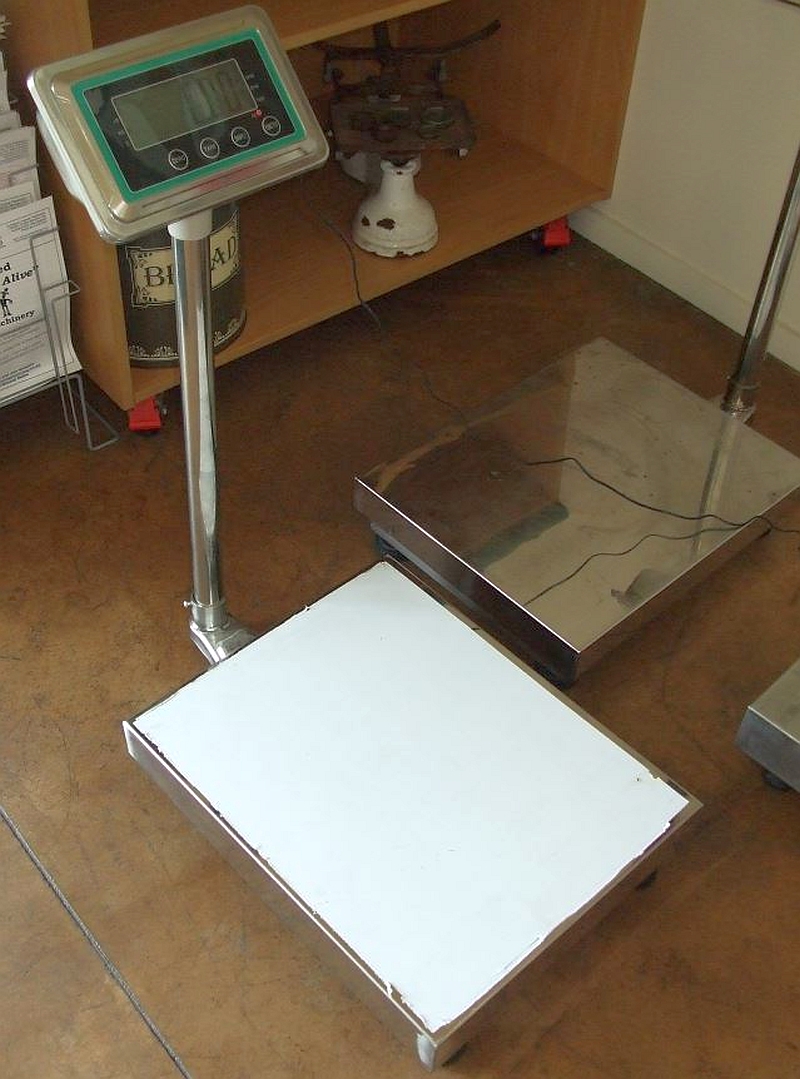 Stainless PLATFORM SCALES For Sale NZ New 150 Kilogram Capacity