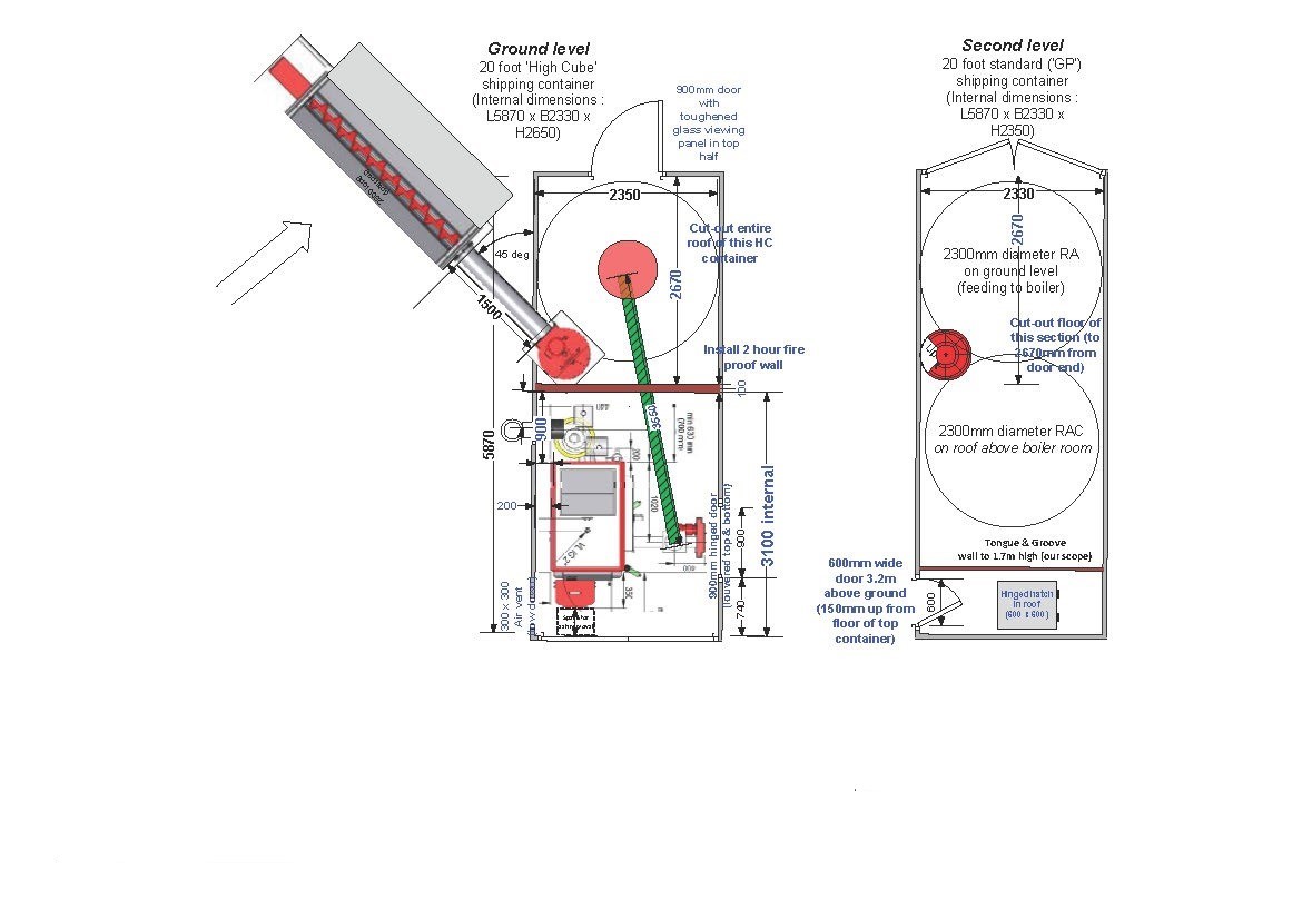 Used Wood Fired Hot Water Boiler For Sale NZ Hargassner
