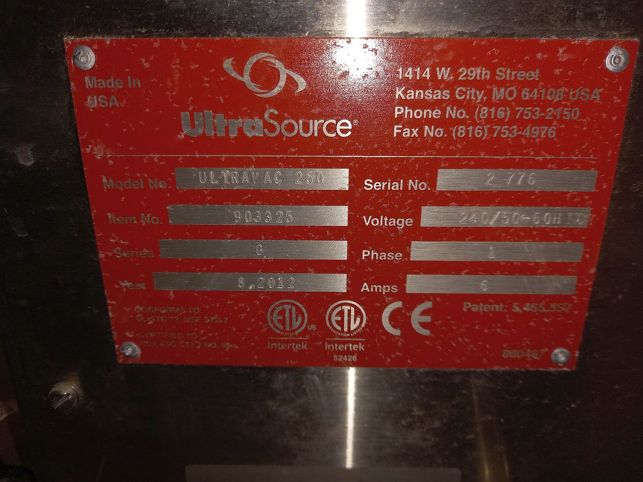 Used Gas Flush Vacuum Packer For Sale NZ Bench Top Model