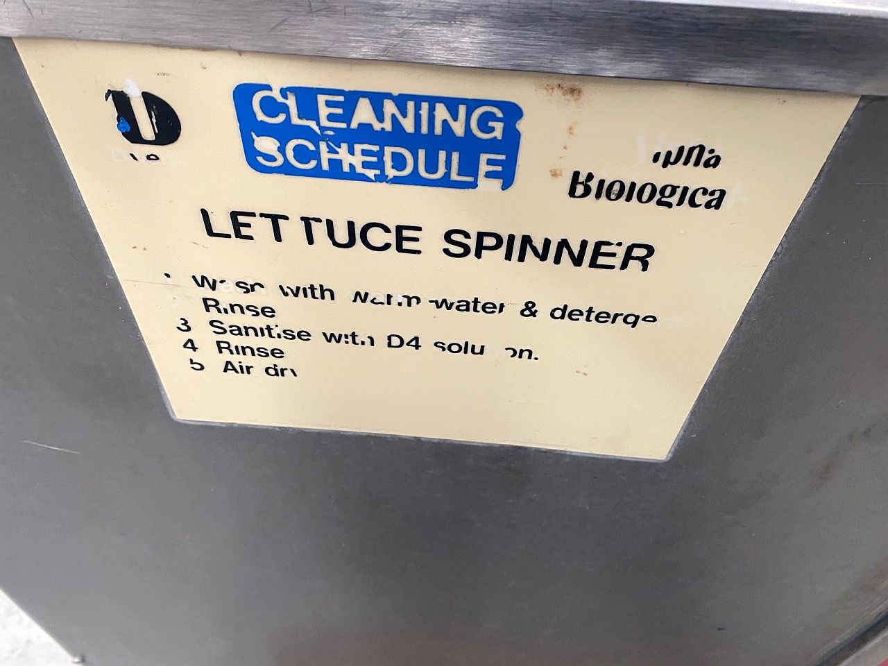 Used Commercial Lettuce Spinner Water Separator For Sale NZ