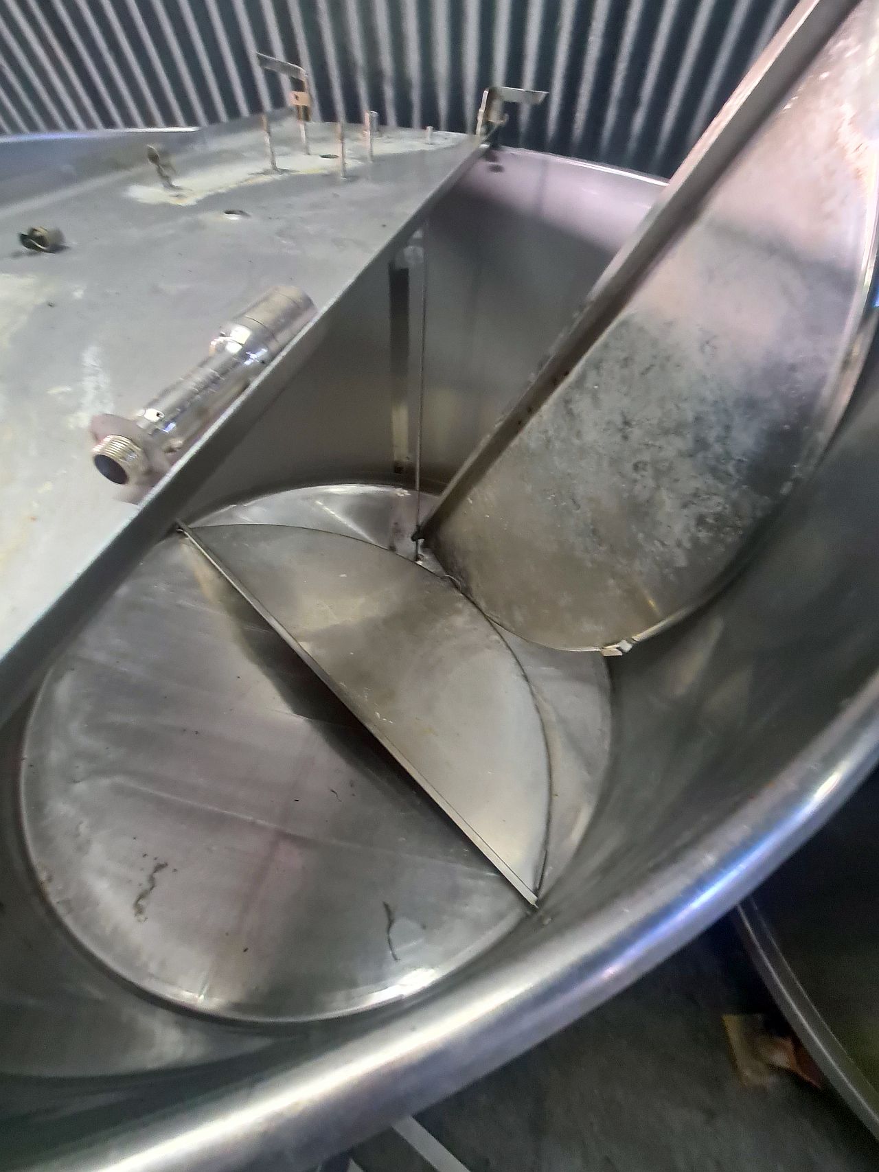 SecondHand Stainless Tank with Lids For Sale NZ Ex Milk Tank