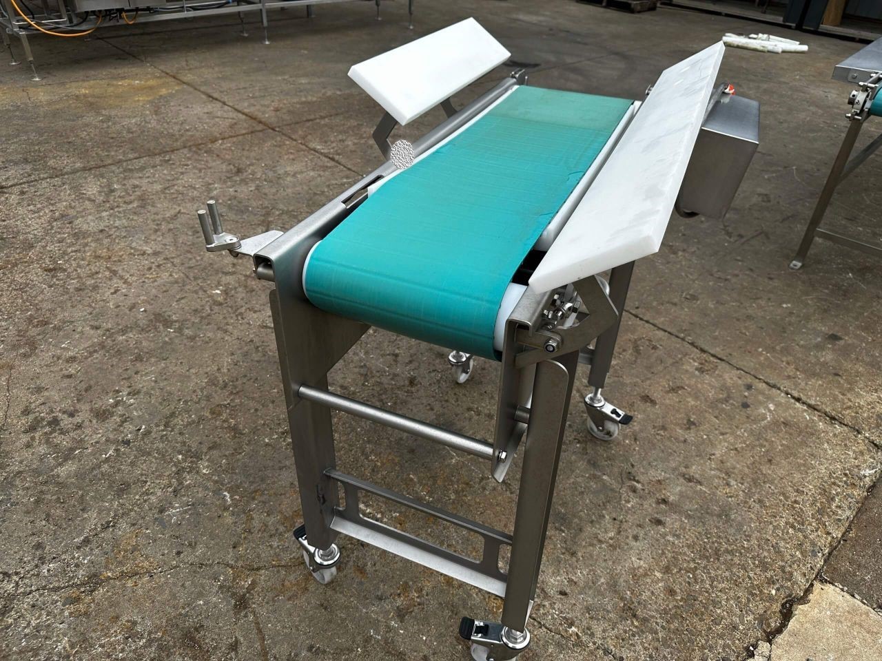 Second Hand Food Grade Belt Conveyor on Wheels For Sale Used NZ
