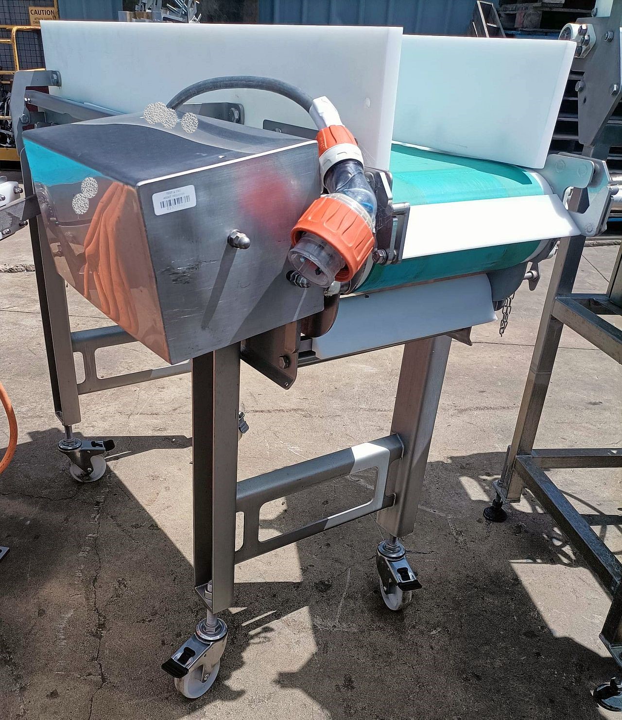 Second Hand Food Grade Belt Conveyor on Wheels For Sale Used NZ