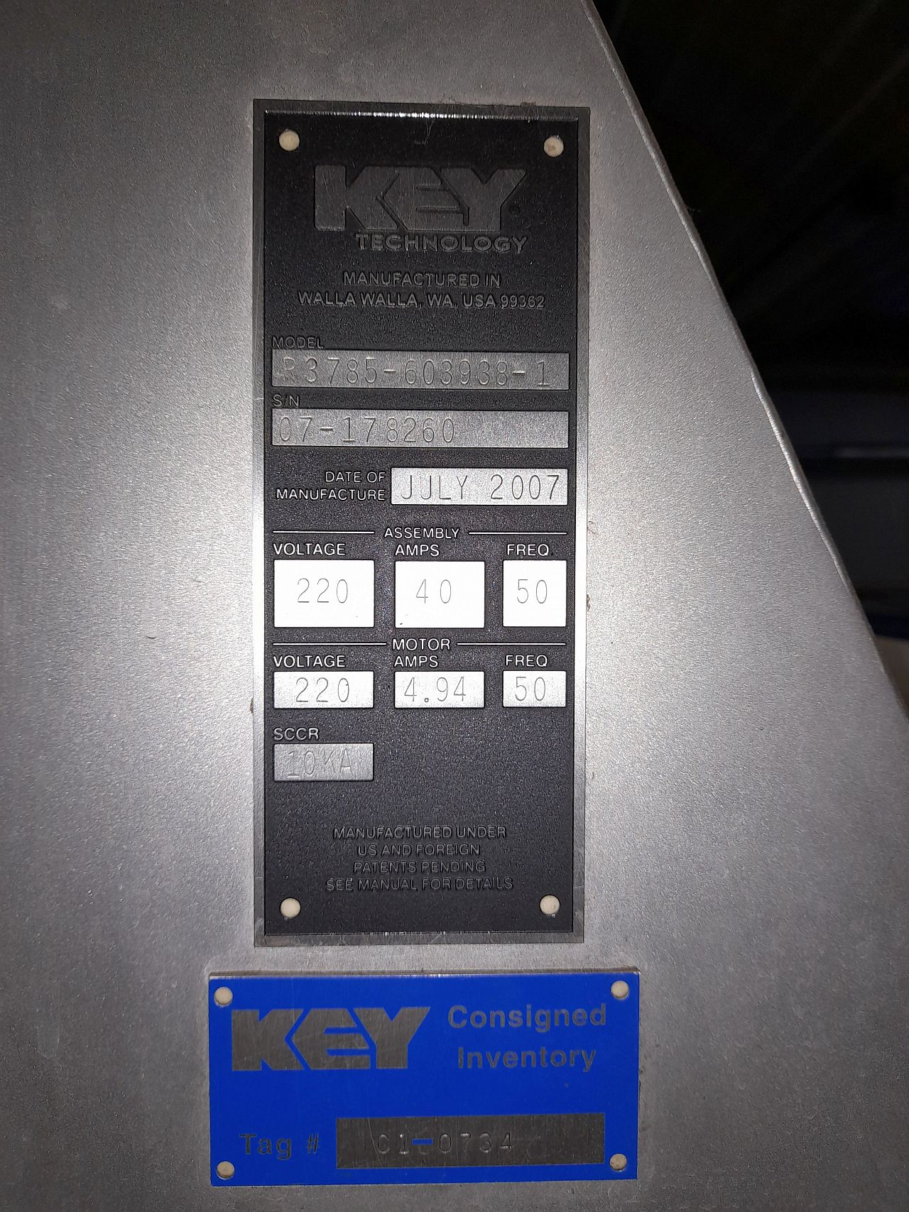 Used KEY OPTYX RAPTOR OPTICAL SORTER For Sale NZ