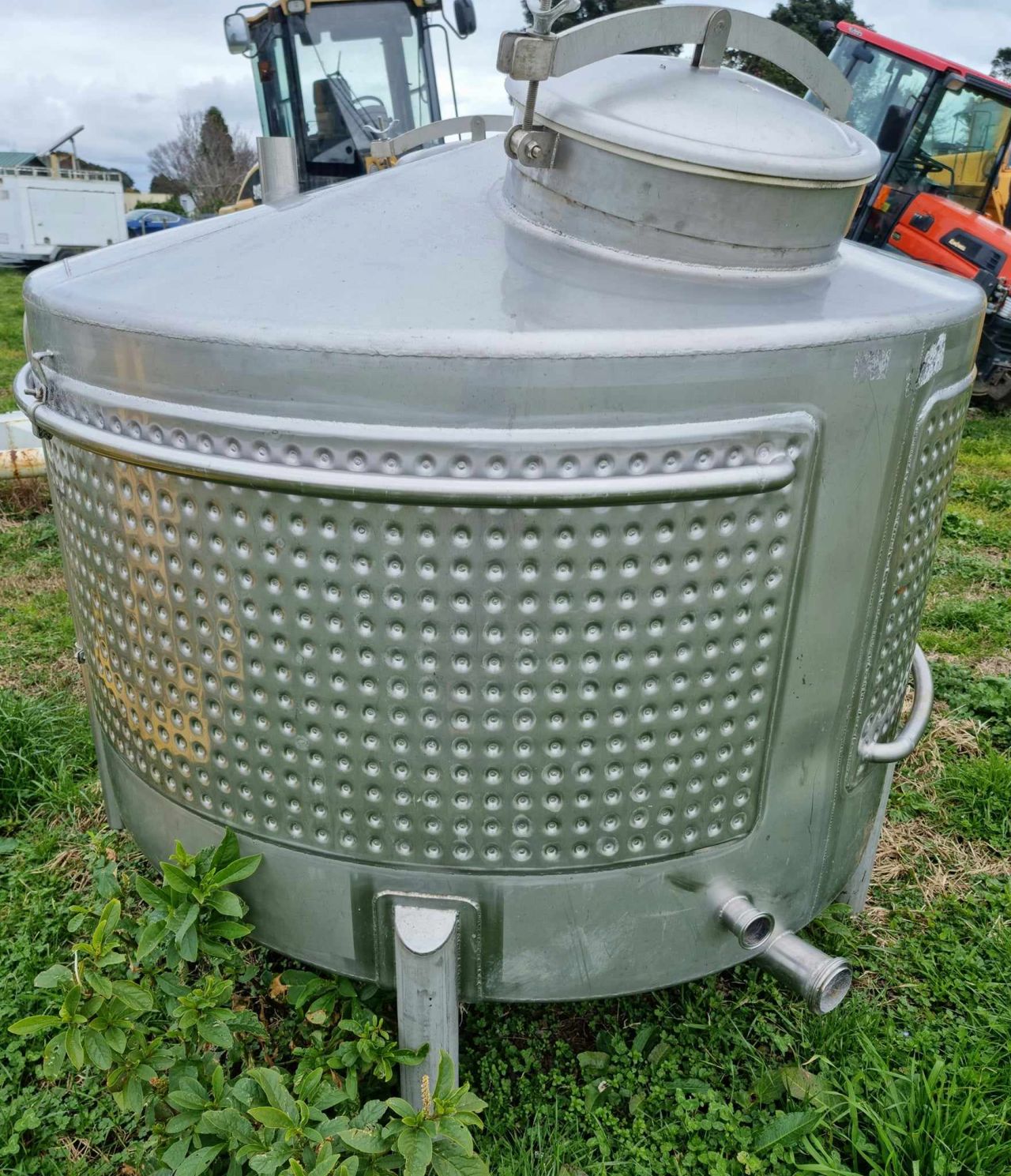 Used Fully Stainless Steel Dimple Jacketed Tanks for sale NZ