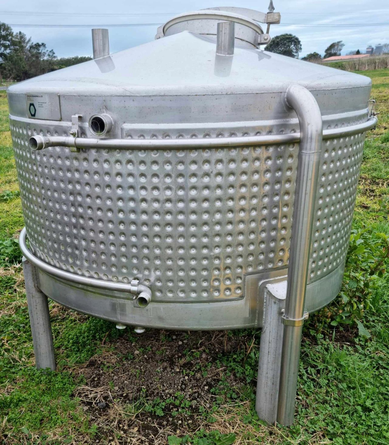 Used Fully Stainless Steel Dimple Jacketed Tanks for sale NZ