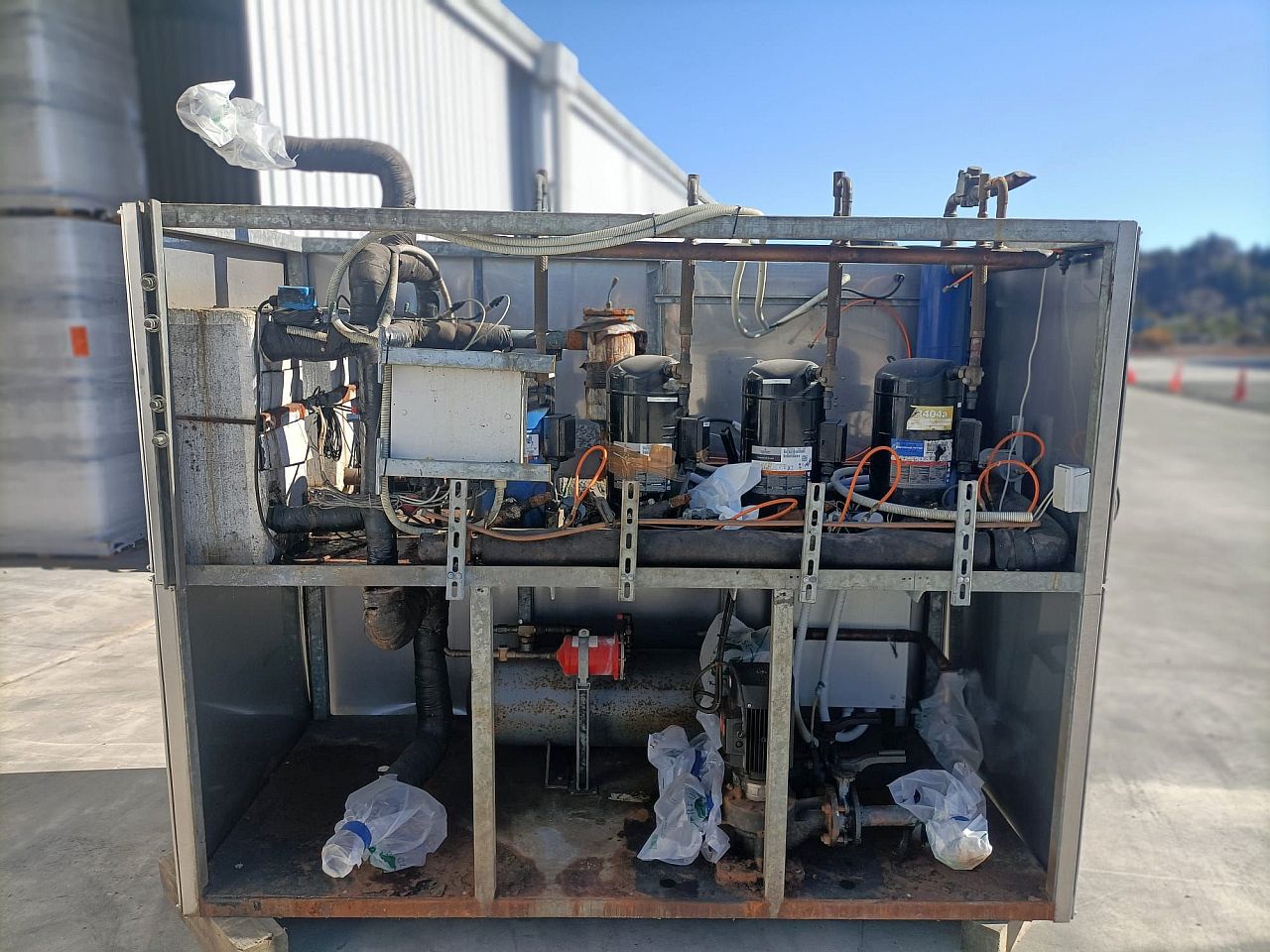 For Sale NZ Used ExWinery Glycol Chiller Plant Copeland Patton