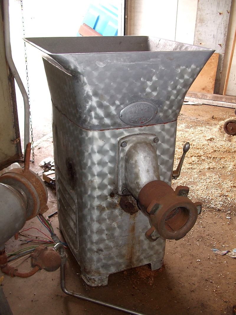 Used Self Feeding MINCER For Sale NZ Kramer Grebe